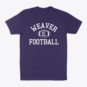 Weaver Illinois Football Classic Dad T-Shirt