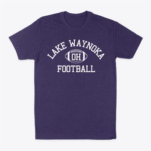 Lake Waynoka Ohio Football Classic Dad T-Shirt