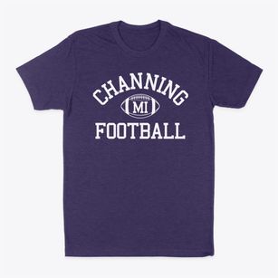 Channing Michigan Football Classic Dad T-Shirt