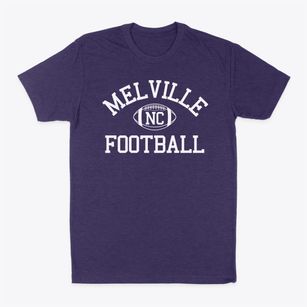 Melville North Carolina Football Classic Dad T-Shirt
