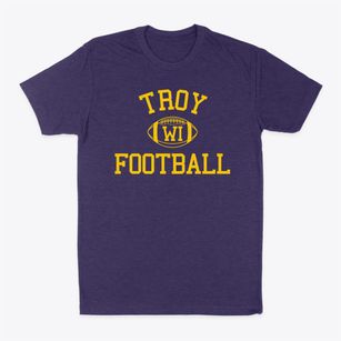 Troy Wisconsin Football Classic Dad T-Shirt