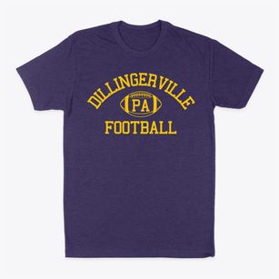 Dillingerville Pennsylvania Football Classic Dad T-Shirt
