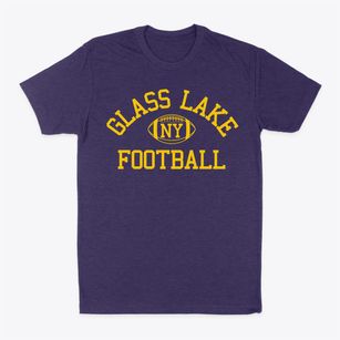Glass Lake New York Football Classic Dad T-Shirt