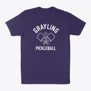 Grayling Michigan Pickleball Classic Dad T-Shirt
