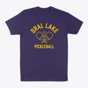 Oral Lake West Virginia Pickleball Classic Dad T-Shirt