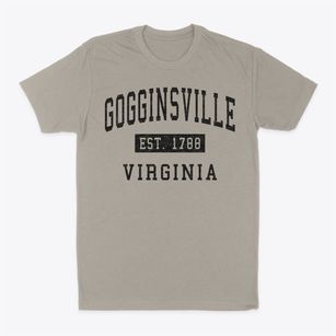 Gogginsville Virginia Classic Established Classic Dad T-Shirt