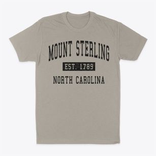 Mount Sterling North Carolina Classic Established Classic Dad T-Shirt