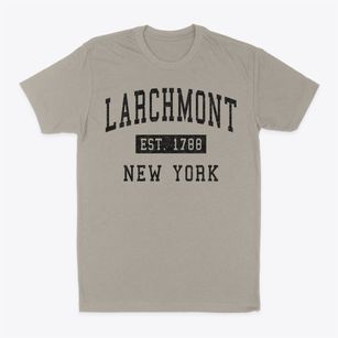 Larchmont New York Classic Established Classic Dad T-Shirt