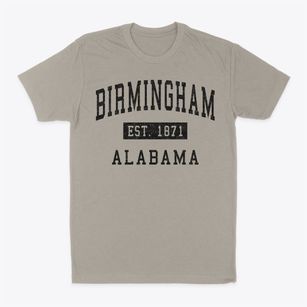 Birmingham Alabama Classic Established Classic Dad T-Shirt