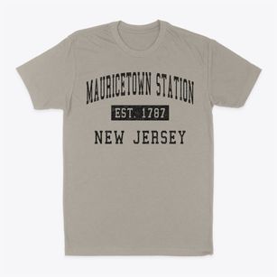 Mauricetown Station New Jersey Classic Established Classic Dad T-Shirt
