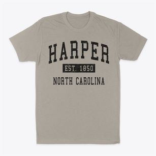 Harper North Carolina Classic Established Classic Dad T-Shirt