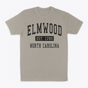 Elmwood North Carolina Classic Established Classic Dad T-Shirt
