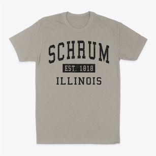 Schrum Illinois Classic Established Classic Dad T-Shirt
