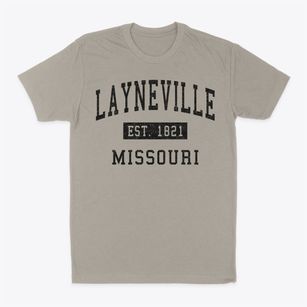 Layneville Missouri Classic Established Classic Dad T-Shirt