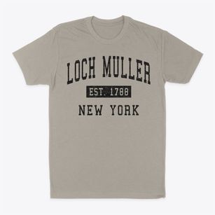 Loch Muller New York Classic Established Classic Dad T-Shirt