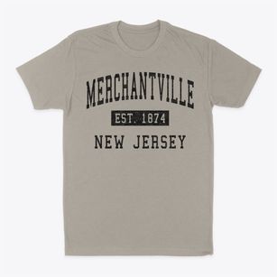 Merchantville New Jersey Classic Established Classic Dad T-Shirt