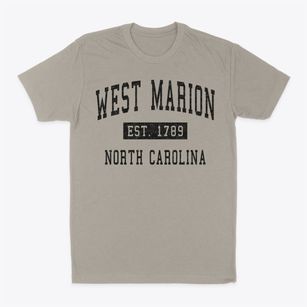 West Marion North Carolina Classic Established Classic Dad T-Shirt