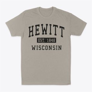 Hewitt Wisconsin Classic Established Classic Dad T-Shirt