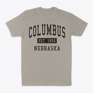 Columbus Nebraska Classic Established Classic Dad T-Shirt
