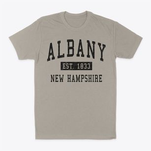 Albany New Hampshire Classic Established Classic Dad T-Shirt