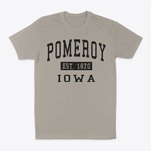 Pomeroy Iowa Classic Established Classic Dad T-Shirt