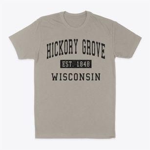 Hickory Grove Wisconsin Classic Established Classic Dad T-Shirt