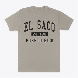 El Saco Puerto Rico Classic Established Classic Dad T-Shirt