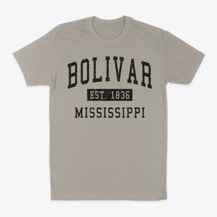 Bolivar Mississippi Classic Established Classic Dad T-Shirt