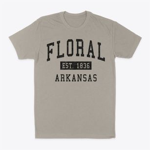 Floral Arkansas Classic Established Classic Dad T-Shirt