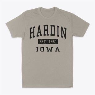 Hardin Iowa Classic Established Classic Dad T-Shirt