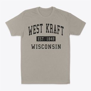 West Kraft Wisconsin Classic Established Classic Dad T-Shirt