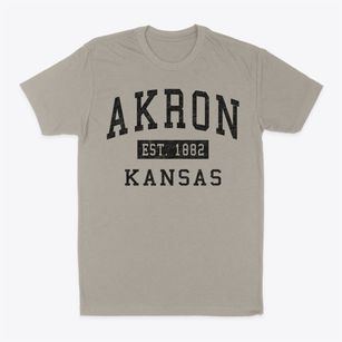 Akron Kansas Classic Established Classic Dad T-Shirt