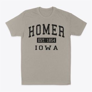 Homer Iowa Classic Established Classic Dad T-Shirt