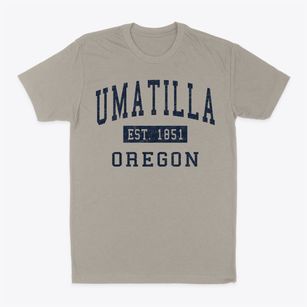 Umatilla Oregon Classic Established Classic Dad T-Shirt