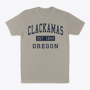 Clackamas Oregon Classic Established Classic Dad T-Shirt