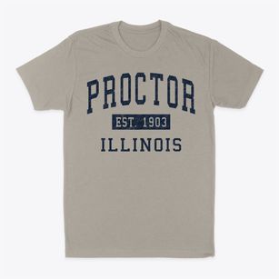 Proctor Illinois Classic Established Classic Dad T-Shirt