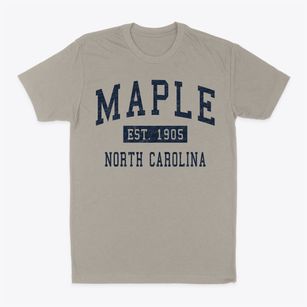 Maple North Carolina Classic Established Classic Dad T-Shirt