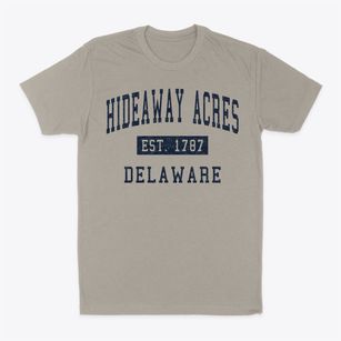 Hideaway Acres Delaware Classic Established Classic Dad T-Shirt