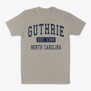 Guthrie North Carolina Classic Established Classic Dad T-Shirt