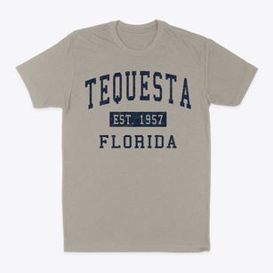 Tequesta Florida Classic Established Classic Dad T-Shirt