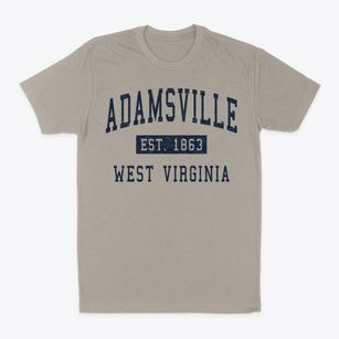 Adamsville West Virginia Classic Established Classic Dad T-Shirt