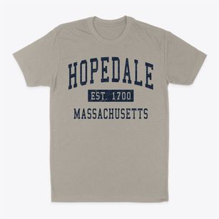 Hopedale Massachusetts Classic Established Classic Dad T-Shirt
