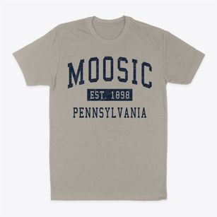 Moosic Pennsylvania Classic Established Classic Dad T-Shirt