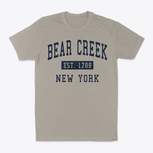 Bear Creek New York Classic Established Classic Dad T-Shirt
