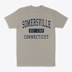 Somersville Connecticut Classic Established Classic Dad T-Shirt