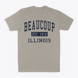 Beaucoup Illinois Classic Established Classic Dad T-Shirt