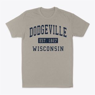Dodgeville Wisconsin Classic Established Classic Dad T-Shirt