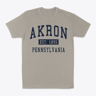Akron Pennsylvania Classic Established Classic Dad T-Shirt