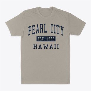 Pearl City Hawaii Classic Established Classic Dad T-Shirt