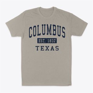 Columbus Texas Classic Established Classic Dad T-Shirt